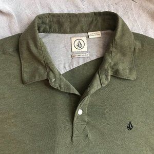 Olive Green Volcom Polo